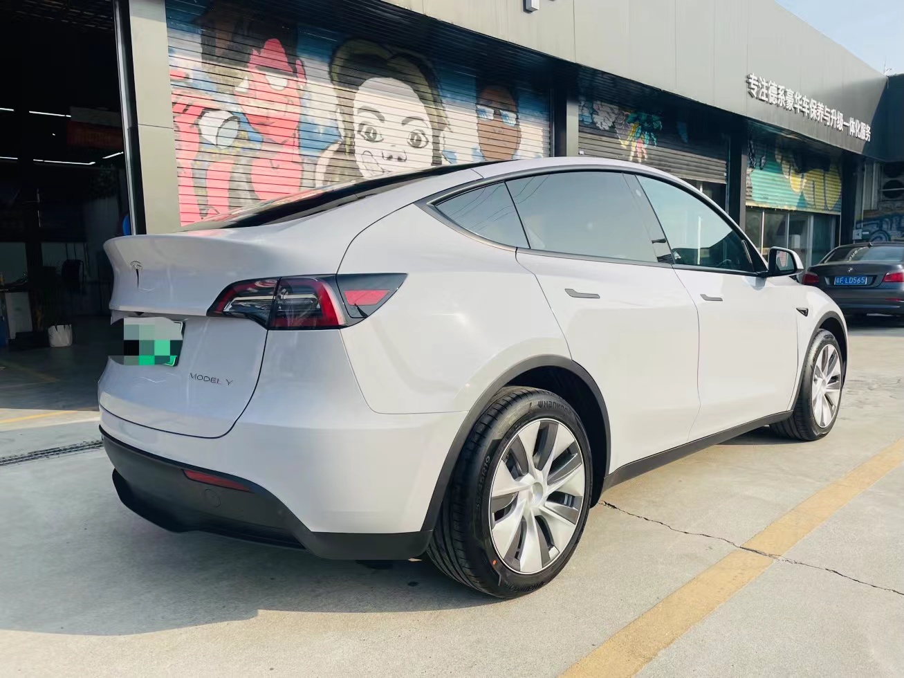 【特斯拉改色】特斯拉Model Y  改色水晶纳多灰